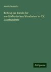 Beitrag zur Kunde der norditalienischen Mundarten im XV. Jahrhunderte