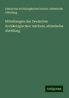 Mitteilungen des Deutschen Archäologischen Instituts, athenische Abteilung