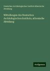 Mitteilungen des Deutschen Archäologischen Instituts, athenische Abteilung