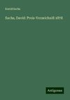 Sachs, David: Preis-Verzeichniß 1878