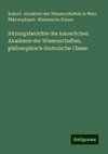 Sitzungsberichte der kaiserlichen Akademie der Wissenschaften, philosophisch-historische Classe