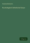 Psychologisch-ästhetische Essays