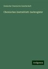 Chemisches Zentralblatt: Sachregister