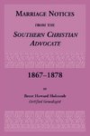 Marriage Notices from the Southern Christian Advocate, 1867-1878