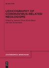 Lexicography of Coronavirus-related Neologisms