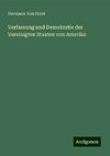 Verfassung und Demokratie der Vereinigten Staaten von Amerika