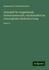 Zeitschrift für vergleichende Rechtswissenschaft, einschliesslich der ethnologischen Rechtsforschung