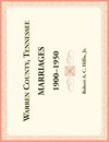 Warren County, Tennessee Marriages, 1900-1950