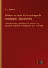 Quelques mots sur les hémorrhagies de l'utérus après l'accouchement