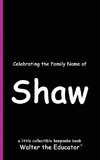 Celebrating the Family Name of Shaw