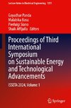 Proceedings of Third International Symposium on Sustainable Energy and Technological Advancements