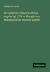 Der arabische Himmels-Globus angefertigt 1279 zu Maragha von Muhammed bin Muwajid Elardhi