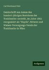 Denkschrift aus Anlass des hundert-jährigen Bestehens der Tonkünstler-societät, im Jahre 1862 reorganisirt als 