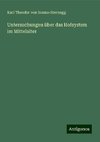 Untersuchungen über das Hofsystem im Mittelalter