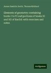 Elements of geometry: containing books I to VI and portions of books XI and XII of Euclid: with exercises and notes