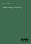 German poetry for repetition