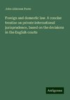 Foreign and domestic law. A concise treatise on private international jurisprudence, based on the decisions in the English courts