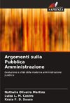 Argomenti sulla Pubblica Amministrazione