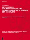 Beiträge zum Erkundungsprogramm. Materieparameter im Bereich der Erdkruste, Teil 1, Verfahrensgrundlagen Erprobungsergebnisse, Testtechnik