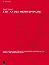 Syntax der Mehri-Sprache