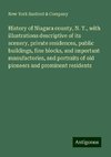 History of Niagara county, N. Y., with illustrations descriptive of its scenery, private residences, public buildings, fine blocks, and important manufactories, and portraits of old pioneers and prominent residents