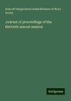 Journal of proceedings of the thirtieth annual session