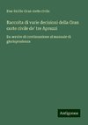 Raccolta di varie decisioni della Gran corte civile de' tre Apruzzi