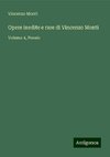 Opere inedite e rare di Vincenzo Monti