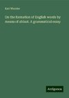 On the formation of English words by means of ablaut. A grammatical essay