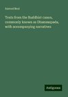 Texts from the Buddhist canon, commonly known as Dhammapada, with accompanying narratives