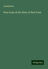 Poor Laws of the State of New York