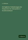 Die täglichen Veränderungen der Temperatur der Atmosphäre in Norddeutschland