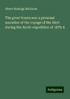 The great frozen sea: a personal narrative of the voyage of the Alert during the Arctic expedition of 1875-6