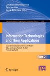 Information Technologies and Their Applications