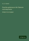 ¿onciles généraux et de l'histoire contemporaine