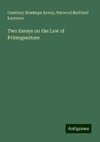 Two Essays on the Law of Primogeniture