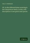 VII. On the different forms occurring in the Coleopterous family Lycidæ, with descriptions of new genera and species