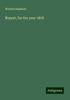 Report, for the year 1878