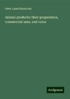 Animal products: their preparation, commercial uses, and value