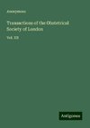 Transactions of the Obstetrical Society of London