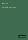 The Study of the Bible