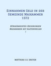 Einnahmen Geld in der Gemeinde Maikammer  1572