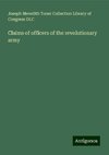 Claims of officers of the revolutionary army