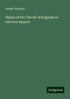 Claims of the Church of England on national support