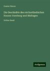 Die Geschichte des reichsständischen Hauses Ysenburg und Büdingen