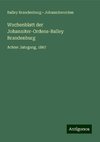 Wochenblatt der Johanniter-Ordens-Balley Brandenburg