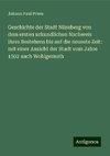 Geschichte der Stadt Nürnberg von dem ersten urkundlichen Nachweis ihres Bestehens bis auf die neueste Zeit: mit einer Ansicht der Stadt vom Jahre 1502 nach Wohlgemuth