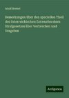 Bemerkungen über den speciellen Theil des österreichischen Entwurfes eines Strafgesetzes über Verbrechen und Vergehen