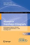 Advances in Quantitative Ethnography