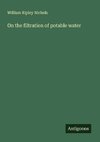 On the filtration of potable water